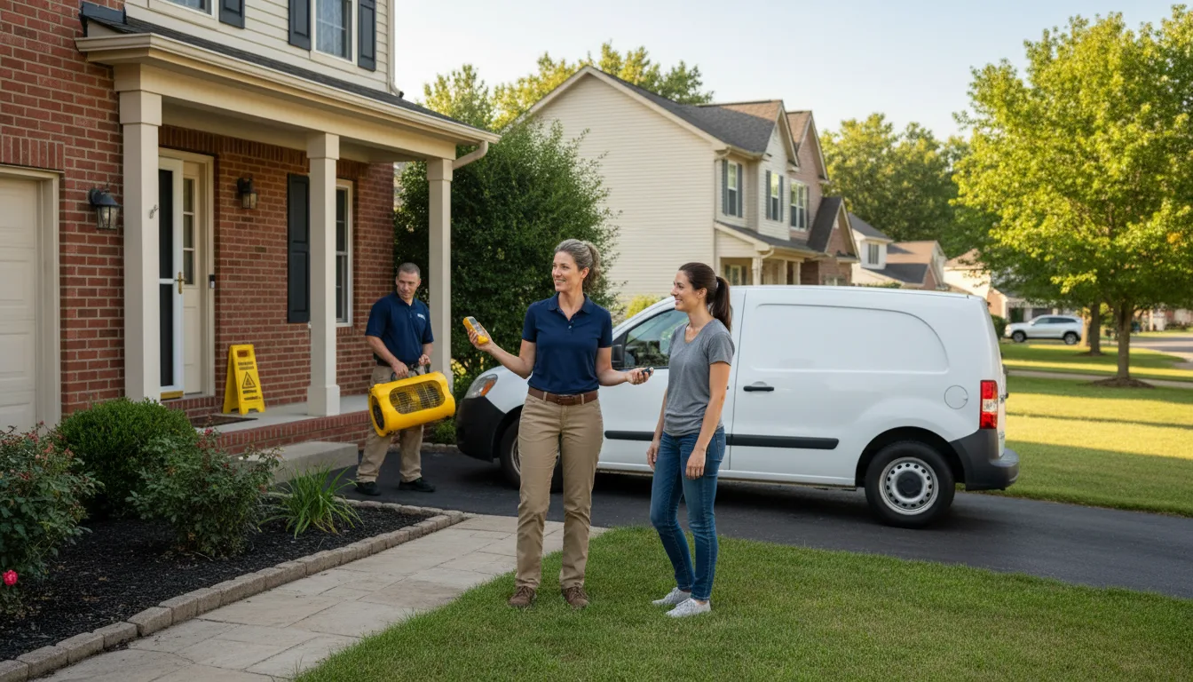 Water restoration image for Emergency Water Removal Services in Mayflower, AR
